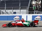 Роберт Шварцман на овальном автодроме Milwaukee Mile, фото пресс-службы IndyCar