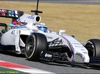 Сьюзи Вольфф за рулём Williams FW36 на тестах в Барселоне