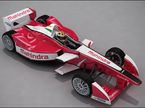 Машина Формулы E в цветах Mahindra Racing