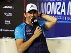 Алекс Элбон на пресс-конференции FIA в Монце