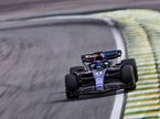 Алекс Элбон за рулём машины Williams на трассе в Сан-Паулу, 2022 год, фото XPB