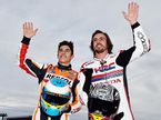 Фернандо Алонсо и Марк Маркес на прошлогоднем празднике Honda Racing Days в Японии