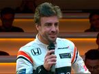 Фернандо Алонсо на презентации McLaren-Honda MCL32
