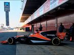 Фернандо Алонсо за рулём McLaren MCL32