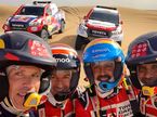 Экипажи Toyota перед началом ралли-рейда в Марокко