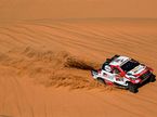 Toyota Hilux Фернандо Алонсо на дистанции седьмого этапа Дакара