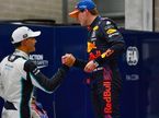 Джордж Расселл и Макс Ферстаппен после квалификации в Спа, 2021 год, фото XPB