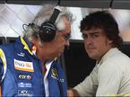 Флавио Бриаторе и Фернандо Алонсо
