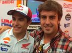 Марк Маркес и Фернандо Алонсо