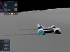 Кадр из анимационного видеоролика Formula 1 car on the Moon
