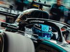 Джордж Расселл за рулём Mercedes W17 на тестах в Барселоне, фото пресс-службы Mercedes