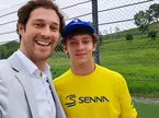 Кими Антонелли и Бруно Сенна, племянник Айртона Сенны, 2024 год, фото из социальных сетей