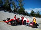 Фотосессия Ferrari и Shell на старом бэнкинге Монцы