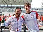 Оливер Берман и Айао Комацу празднуют успех после финиша Гран При Мехико, фото XPB