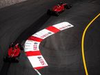 Машины Ferrari на трассе в Монако, фото XPB