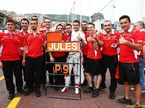В Marussia празднуют девятое место Жюля Бьянки