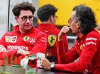 Маттиа Бинотто и Лоран Мекис, спортивный директор команды Ferrari