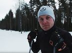 Валттери Боттас на лыжных тренировках в Финляндии
