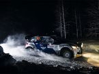 Валттери Боттас за рулём Citroen DS3 WRC на трассе Arctic Lapland Rally