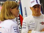 Сюзи Вольфф  и Валттери Боттас во времена работы в Williams, 2014 год, фото XPB