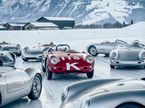 Исторические машины Porsche разных эпох на гонке Ice Race, фото FAT International