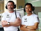 Эрик Булье и Ясухиса Араи, директор Honda Motorsport