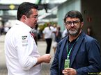 Эрик Булье и Луис Гарсия Абад, менеджер Фернандо Алонсо