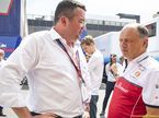 Эрик Булье и Фредерик Вассёр, руководитель команды Alfa Romeo