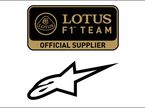 Логотипы Lotus F1 и Alpinestars