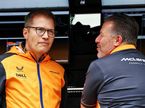 Зак Браун (справа) и Андреас Зайдль, руководитель команды McLaren, фото XPB