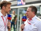 Дженсон Баттон и Зак Браун, исполнительный директор McLaren Racing