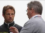 Дженсо Баттон и глава Brawn GP Росс Браун