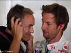 Руководитель McLaren Мартин Уитмарш с Дженсоном Баттоном