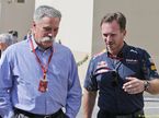 Чейз Кэри, новый глава Formula One Group, и Кристиан Хорнер, руководитель Red Bull Racing