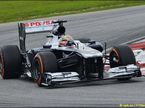 Пастор Мальдонадо за рулем FW35