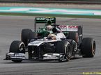 Пастор Мальдонадо за рулем Williams FW35