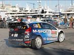 Ford Fiesta RS Эльфина Эванса на улицах Монако