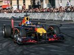 Дэвид Култхард на демонстрационных заездах. Фото: Red Bull