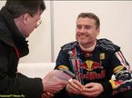 Дэвид Култхард дает интервью F1News.Ru на Гонке Звезд