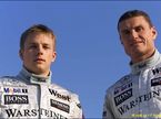 Кими и Дэвид - напарники по McLaren. 2002 год