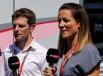 Энтони Дэвидсон и Натали Пинкхэм, телеведущая канала Sky Sports, 2017 год, фото XPB