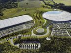 Технологический центр и автомобильное производство McLaren Technology Group в Уокинге