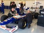 Деймон Хилл за рулём Williams FW18 в Сильверстоуне