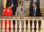 Руководство Ferrari: (слева направо) Лука Балдиссери, Лука ди Монтедземоло и Стефано Доменикали