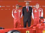 Презентация F60. Фелипе Масса, Стефано Доменикали, Кими Райкконен...