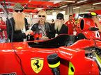 Группа ZZ Top в гостях у команды Ferrari