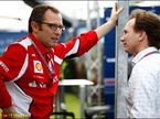 Руководитель Ferrari Стефано Доменикали со своим коллегой из Reв Bull Racing Кристианом Хорнером