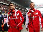 Марко Маттиаччи и руководитель пресс-службы Ferrari Ринато Бизиньяни (справа)
