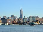 Вид Нью-Йорка со стороны Гудзона и Нью-Джерси