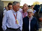 Чейз Кэри, новый глава Formula One Group, и Берни Экклстоун
